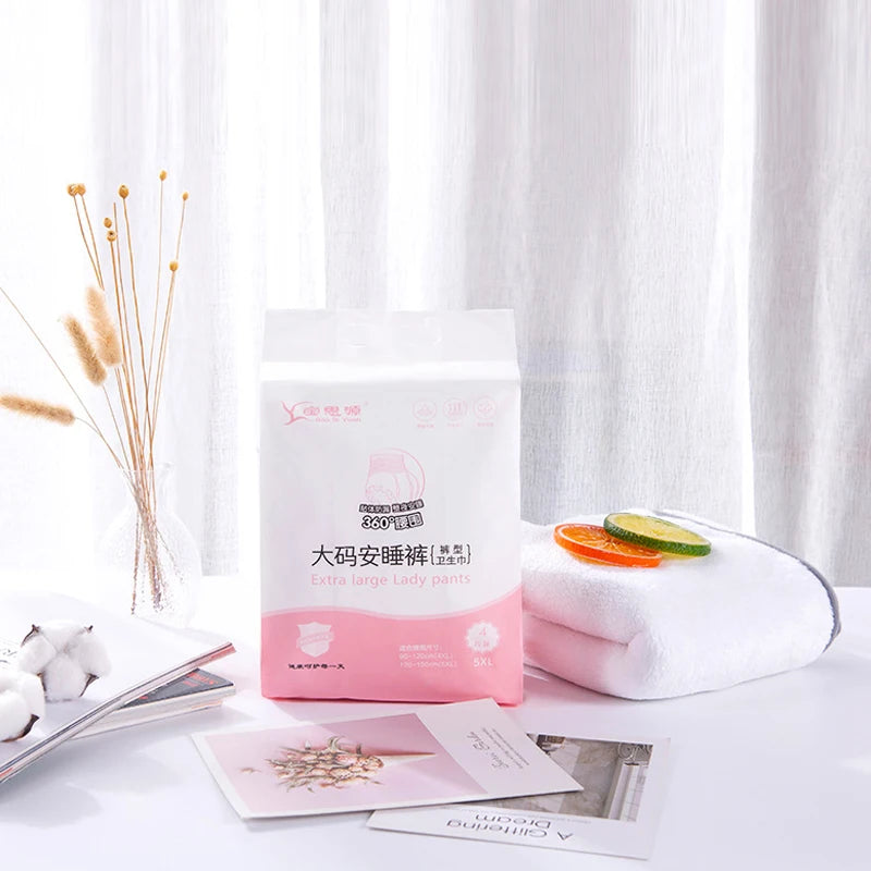Natural color style maternity sanitary napkin, discreet and perfect for everyday use.