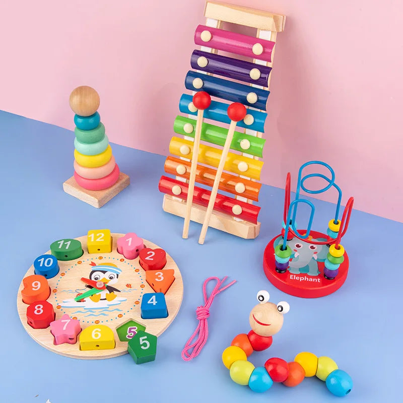 Montessori Wood Puzzle for Kids