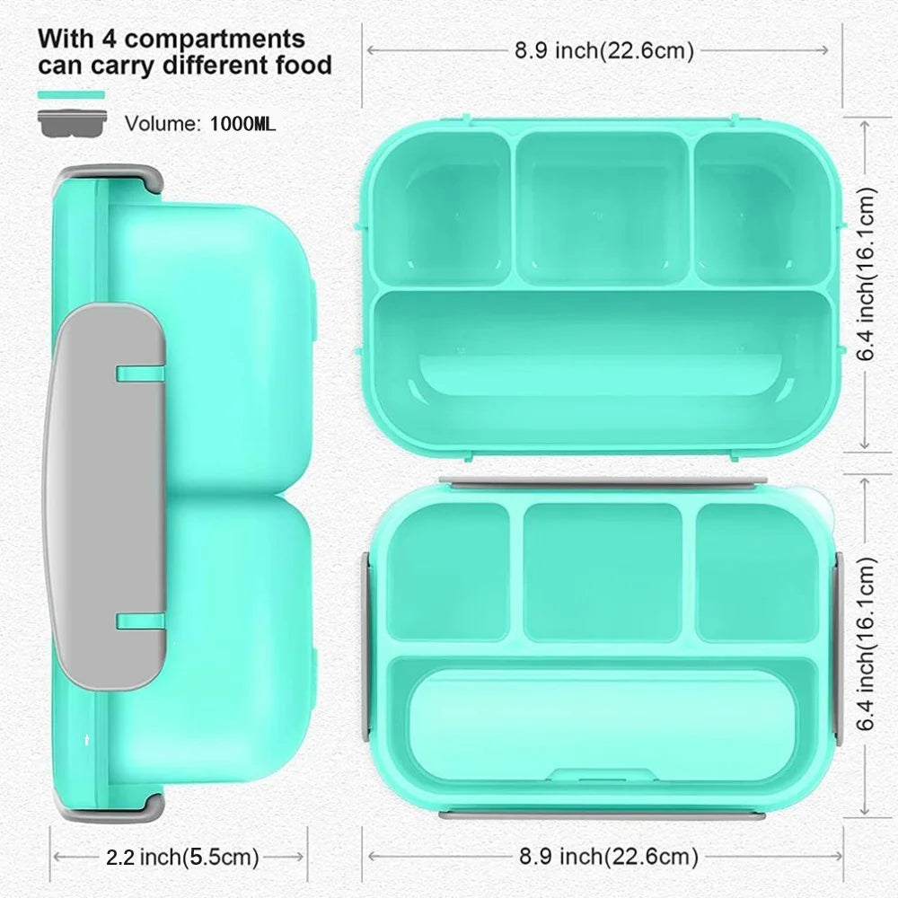 1000mlKids Lunch Box Snack Storage