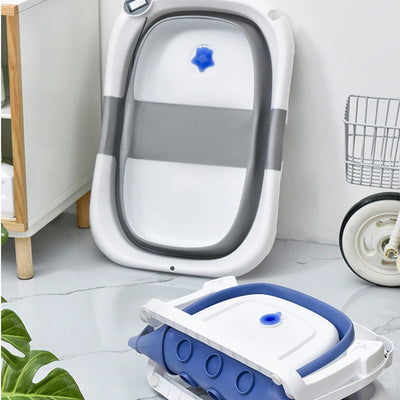 Bath Bucket Folding Bathroom With Temperature Sensing