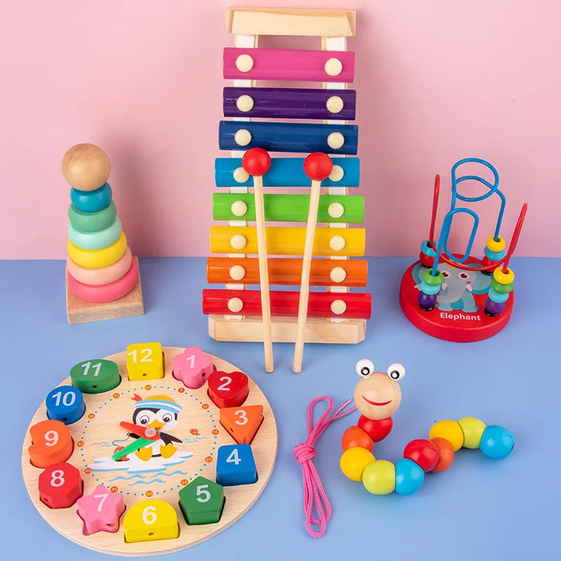 Montessori Wood Puzzle for Kids