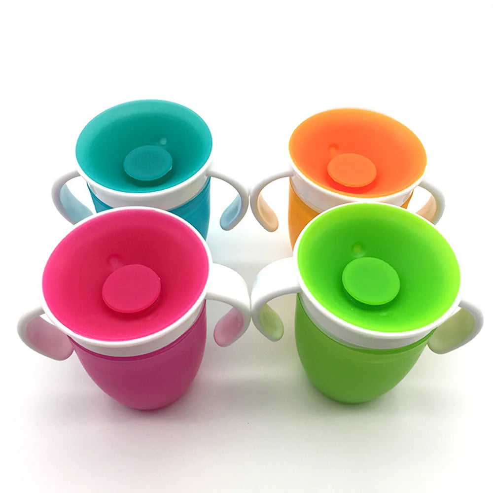 Baby Water Cups 360 Degrees Rotated