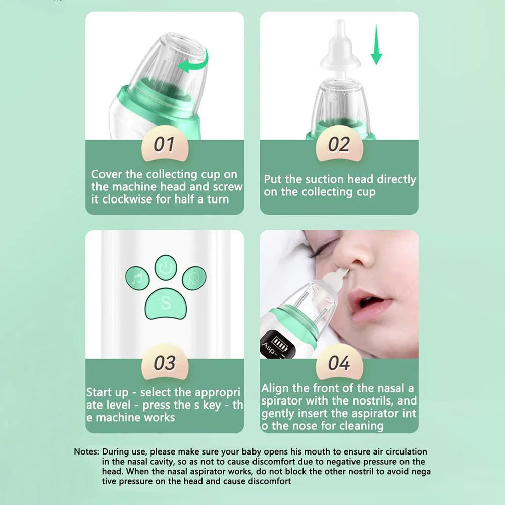 Nasal Aspirator Mucus Cleaning Tool for Infants