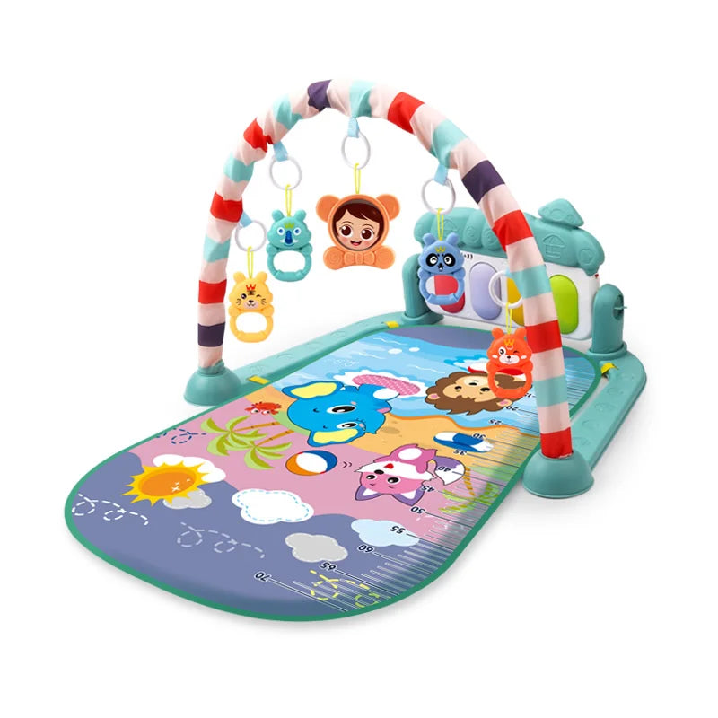 Baby Activity Gym Play Mat Musical Rack